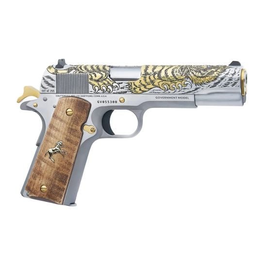Colt 1911 "Untamed Series Luchando Tigre" .38 Super 5" 9rd Pistol, Limited Edition, 1 of 200