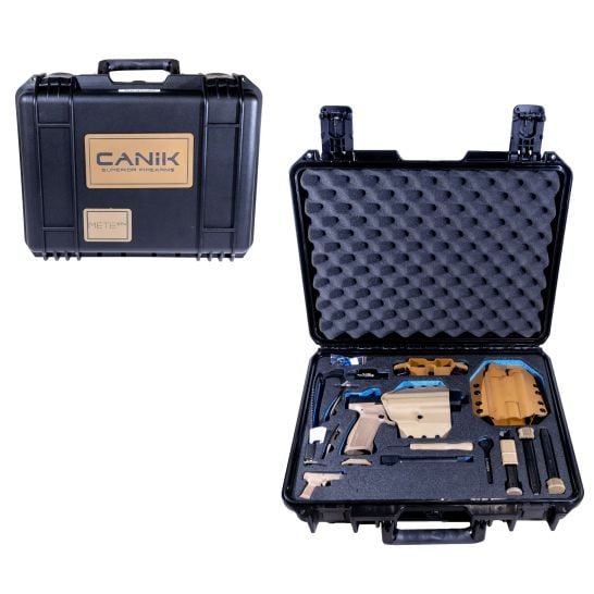 CANIK TP9 9mm Pistol, 5.2" Barrel, 3 Dot Sights, Black, Flat Dark Earth