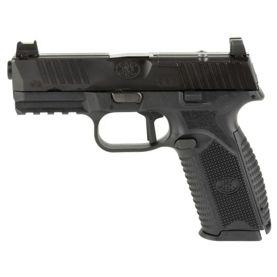 FN 509 MRD LE 9mm Pistol, 4" Barrel, Fiber Optic Front Sights, Black